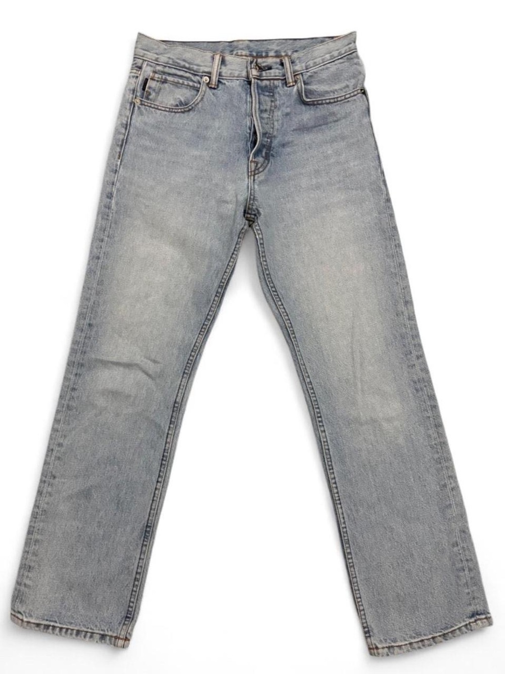 Helmut Lang Crop Straight Light Classic Jeans, Size Medium, 29” waist